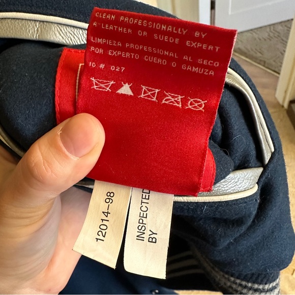 New England Patriots wool & leather bomber jacket - Picture 14 of 15